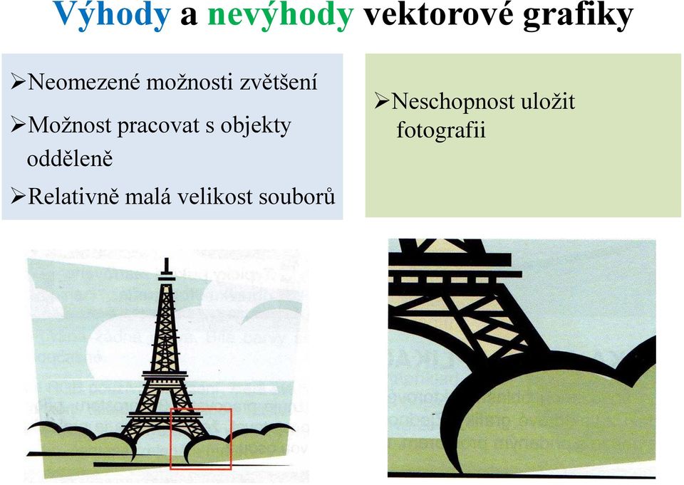 pracovat s objekty odděleně Relativně