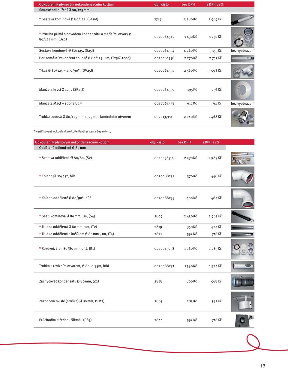 430 Kč 1 730 Kč Sestava komínová Ø 80/125, (S25I) 0020064554 4 260 Kč 5 155 Kč bez vyobrazení Horizontální zakončení souosé Ø 80/125, 1 m, (T25IZ-1000) 0020064556 2 270 Kč 2 747 Kč T-kus Ø 80/125