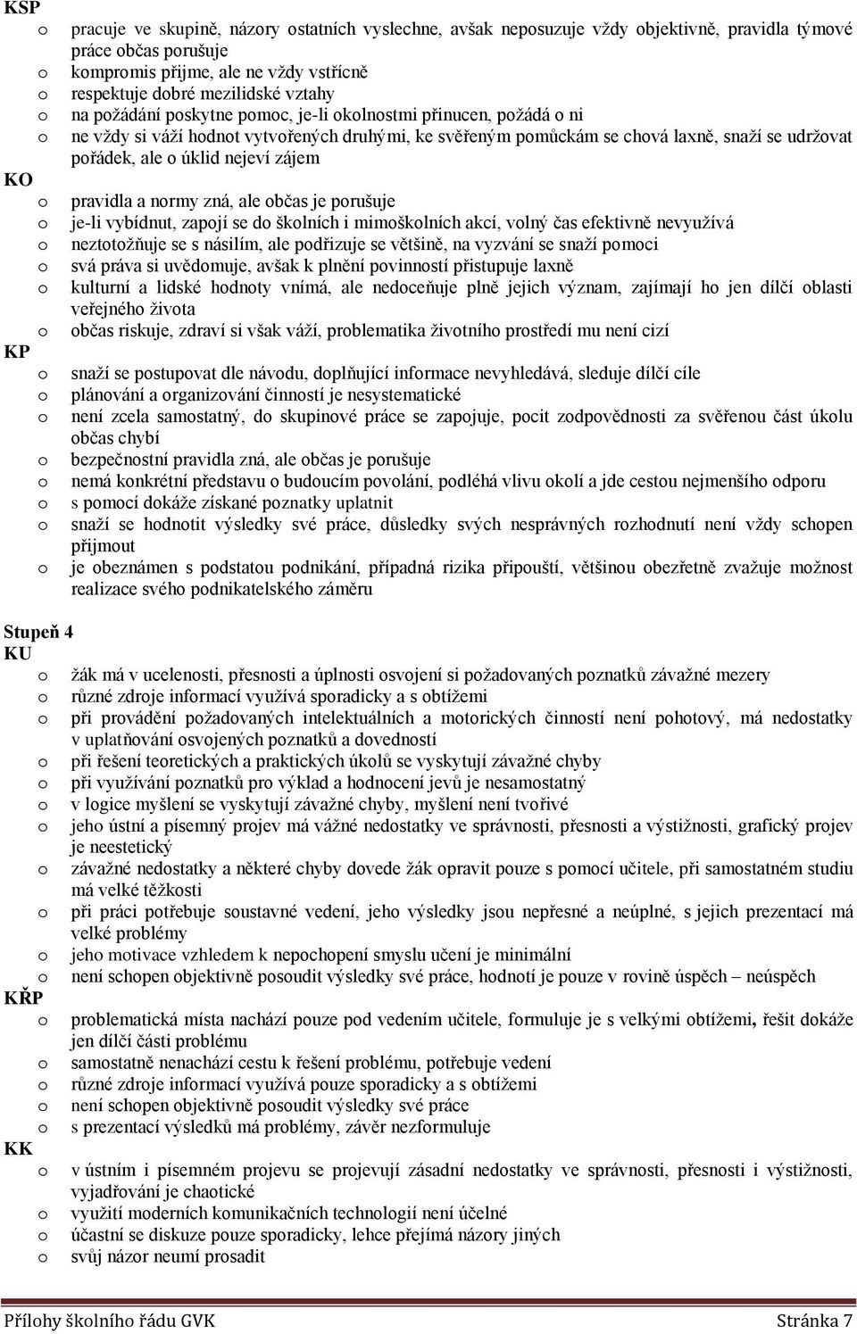 ale bčas je prušuje je-li vybídnut, zapjí se d šklních i mimšklních akcí, vlný čas efektivně nevyužívá nezttžňuje se s násilím, ale pdřizuje se většině, na vyzvání se snaží pmci svá práva si