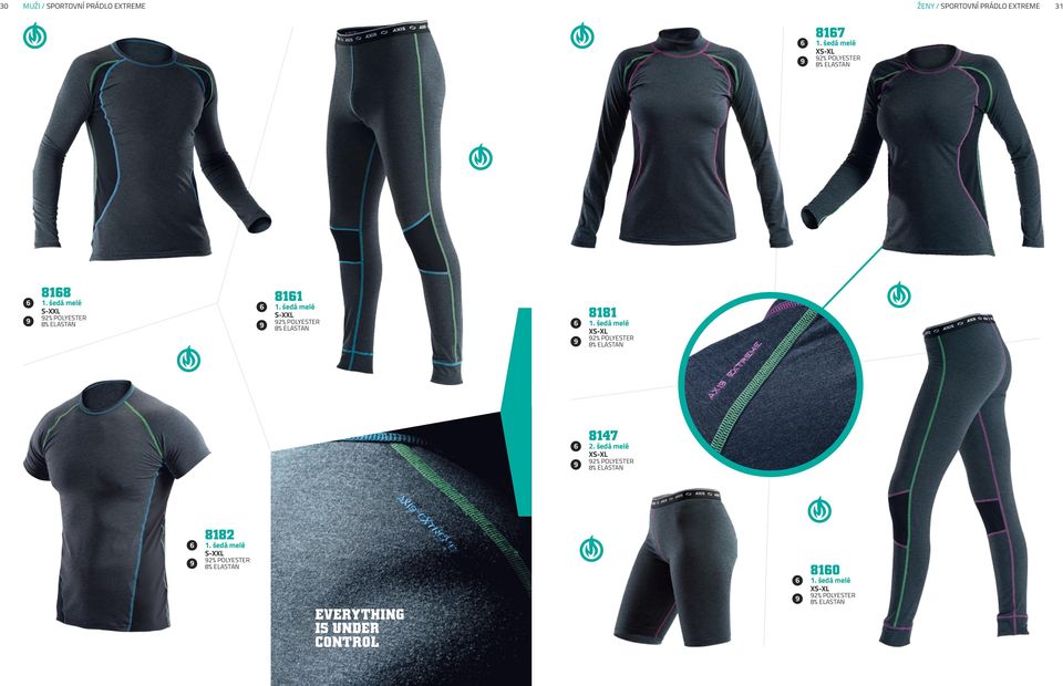 šedá melé XS-XL 9% POLYESTE 8% ELASTAN 88. šedá melé XS-XL 9% POLYESTE 8% ELASTAN 847.