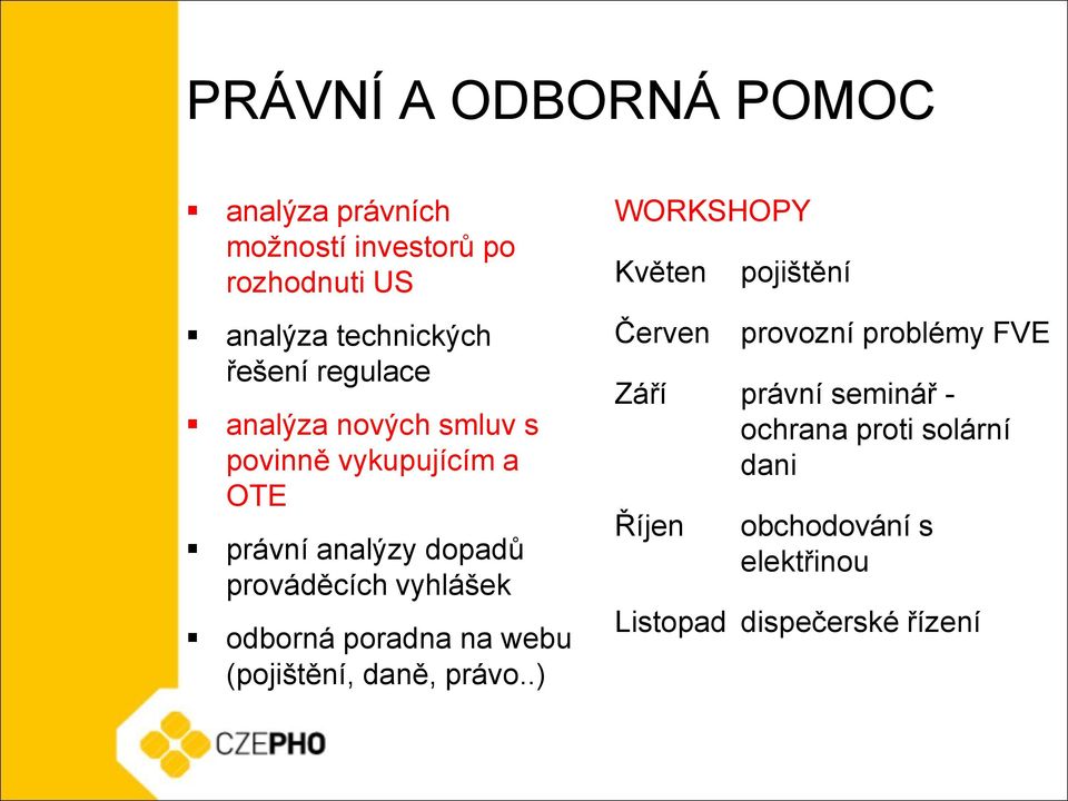 odborná poradna na webu (pojištění, daně, právo.