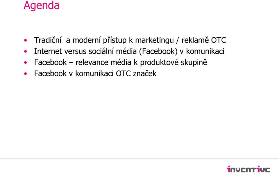 (Facebook) v komunikaci Facebook relevance média