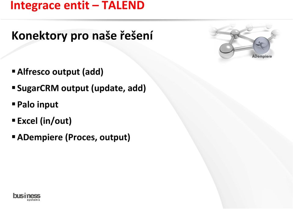 SugarCRM output (update, add) Palo input