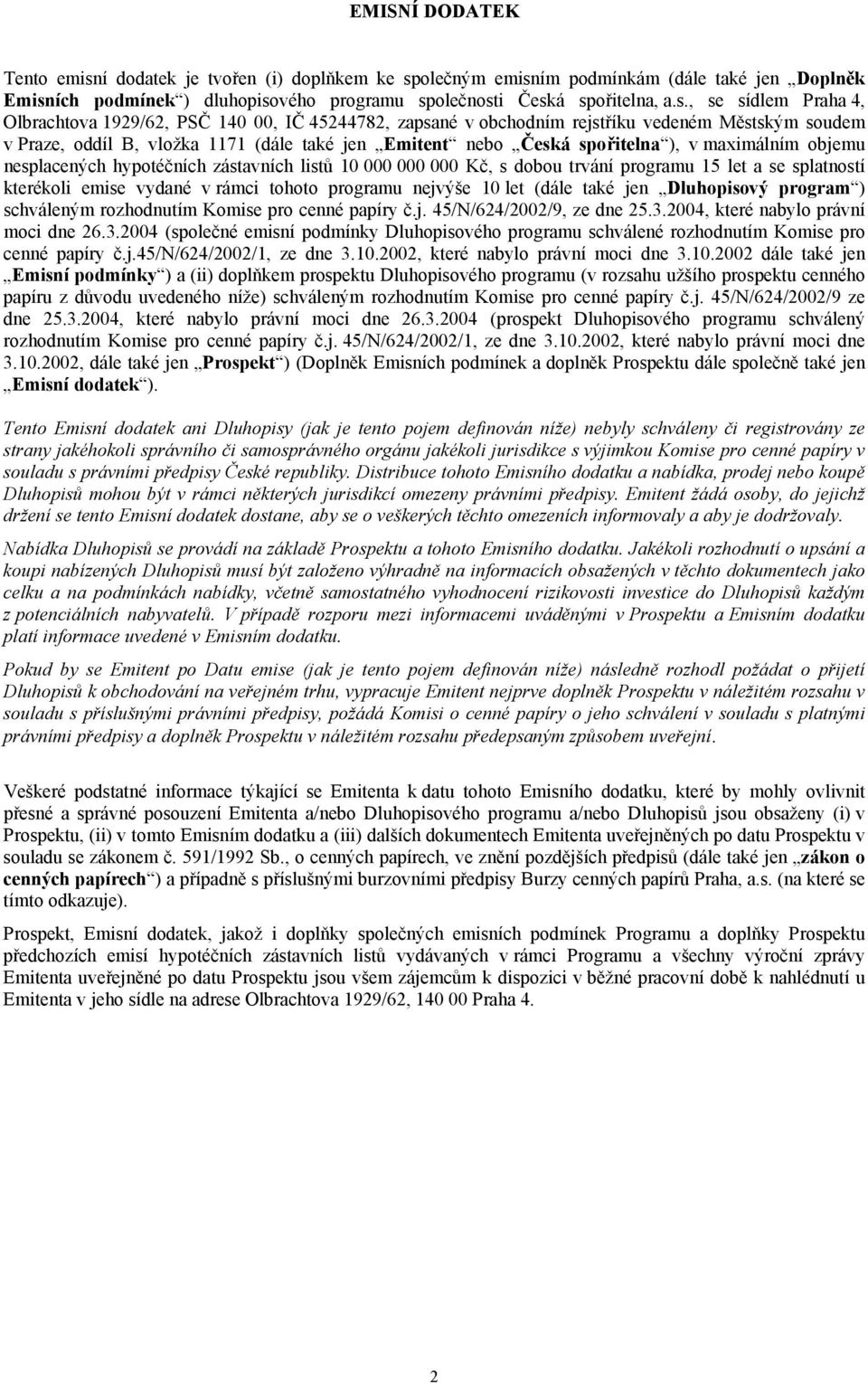 olečným emisn