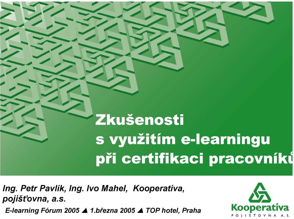 pracovníků Ing.