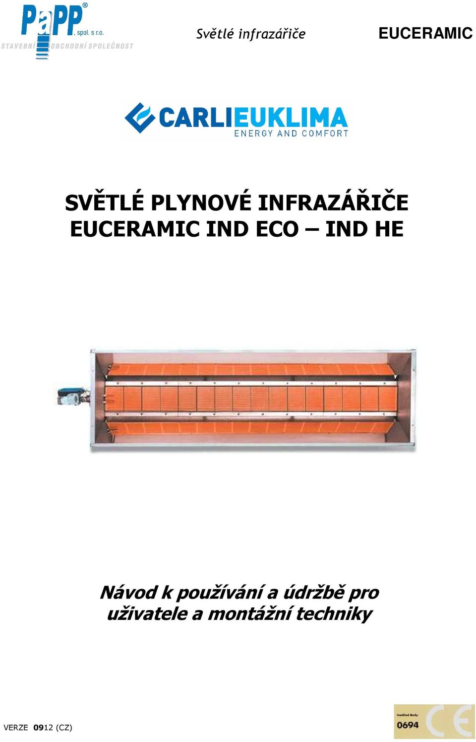 používání a údržbě pro