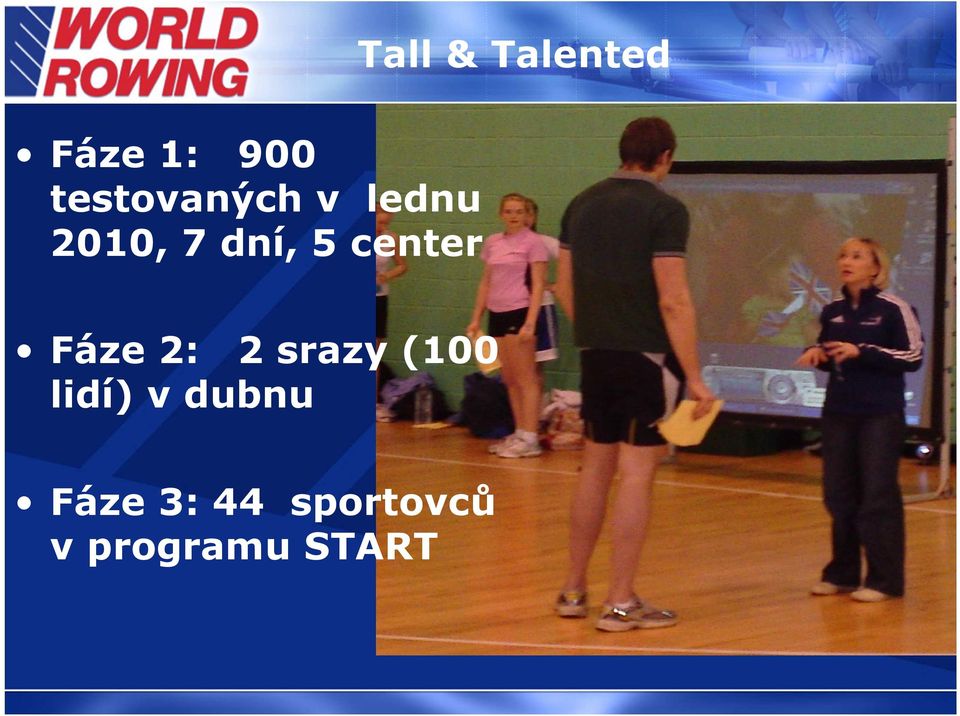 Talented Fáze 2: 2 srazy (100 lidí)