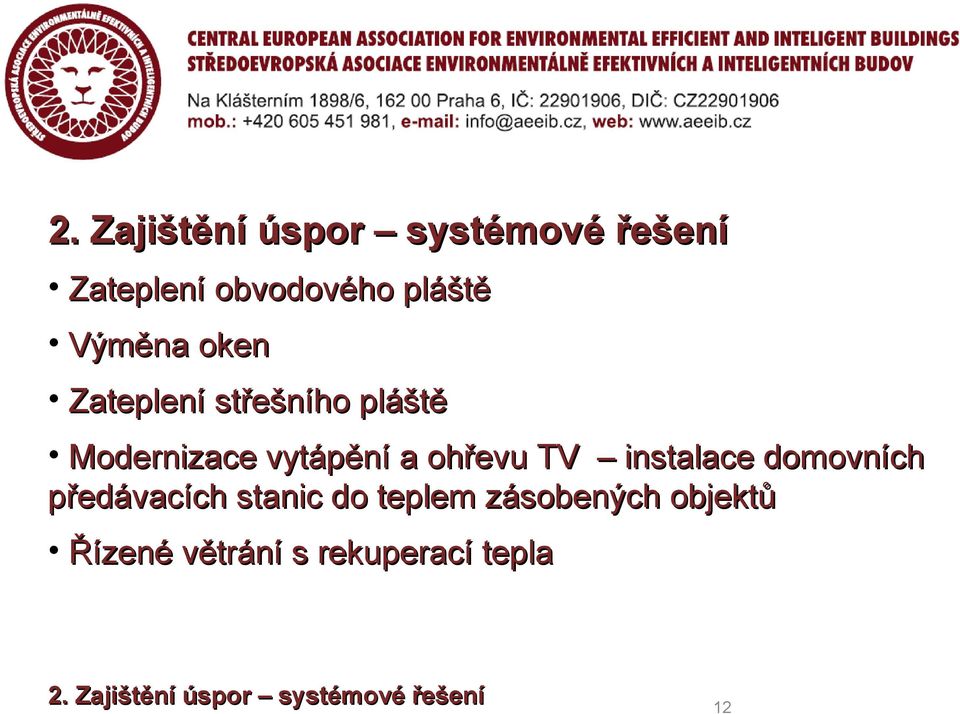 TV instalace domovních předávacích stanic do teplem zásobených