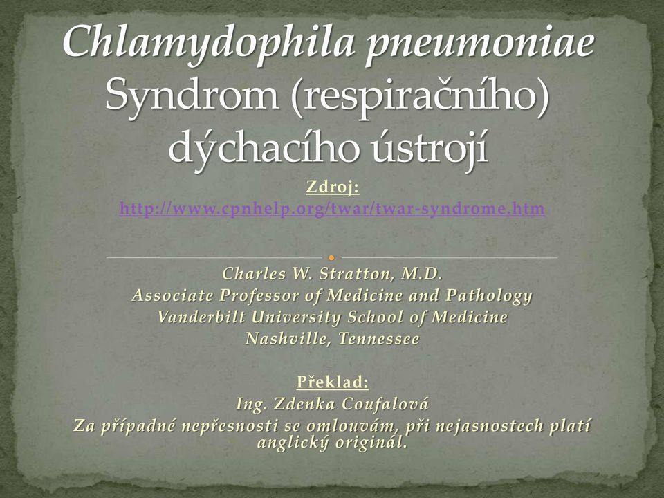 Associate Professor of Medicine and Pathology Vanderbilt University