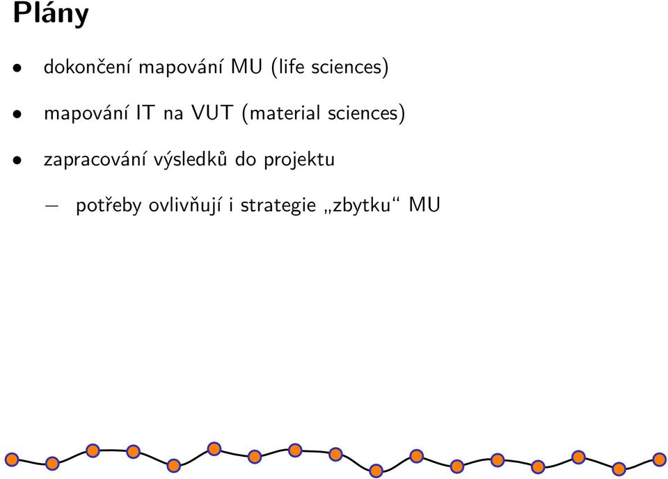 sciences) zapracování výsledků do