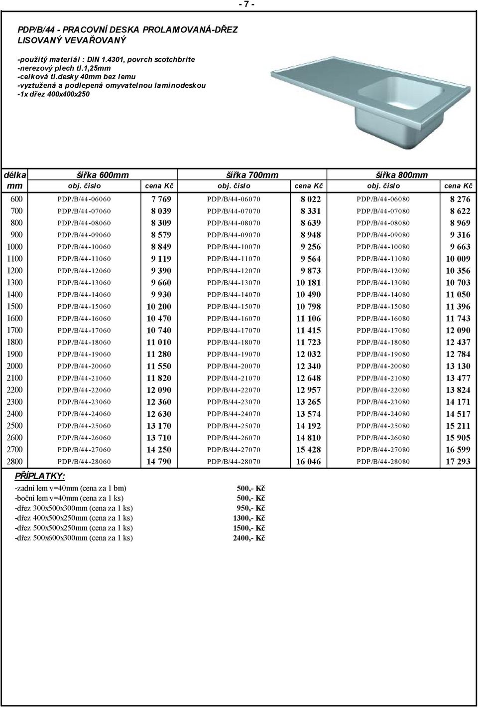 PDP/B/44-07060 8 039 PDP/B/44-07070 8 331 PDP/B/44-07080 8 622 800 PDP/B/44-08060 8 309 PDP/B/44-08070 8 639 PDP/B/44-08080 8 969 900 PDP/B/44-09060 8 579 PDP/B/44-09070 8 948 PDP/B/44-09080 9 316