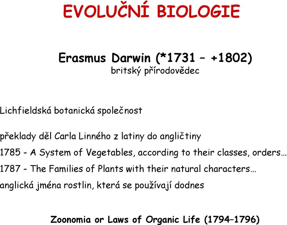 according to their classes, orders 1787 - The Families of Plants with their natural