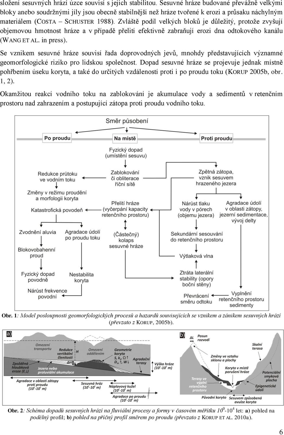 Zvláště podíl velkých blokŧ je dŧleţitý, protoţe zvyšují objemovou hmotnost hráze a v případě přelití efektivně zabraňují erozi dna odtokového kanálu (WANG ET AL. in press).