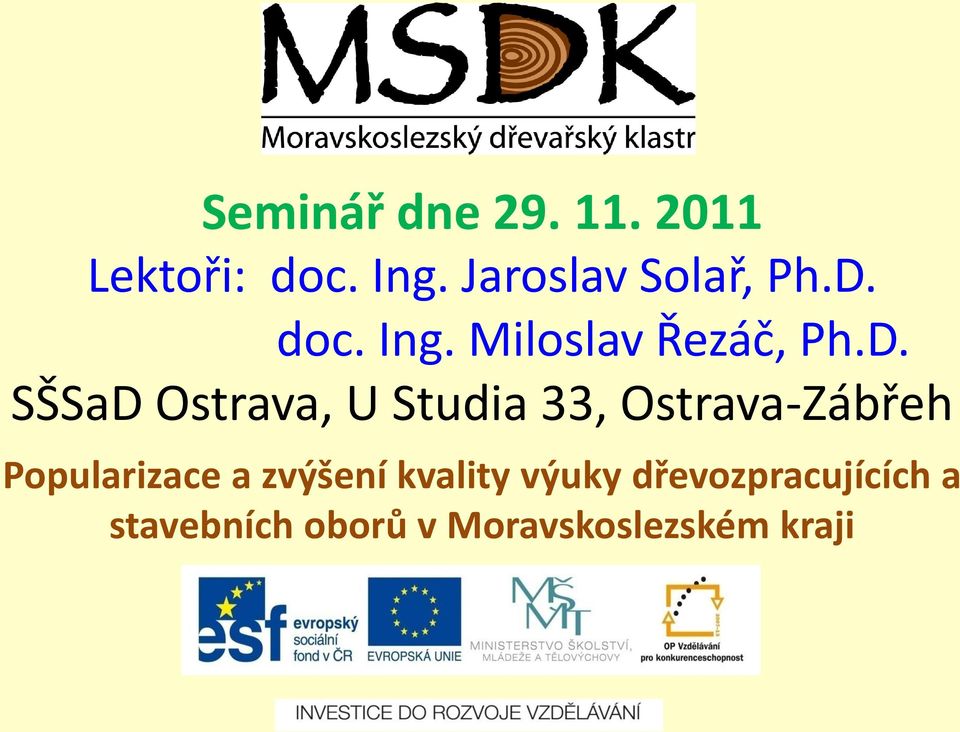 doc. Ing. Miloslav Řezáč, Ph.D.