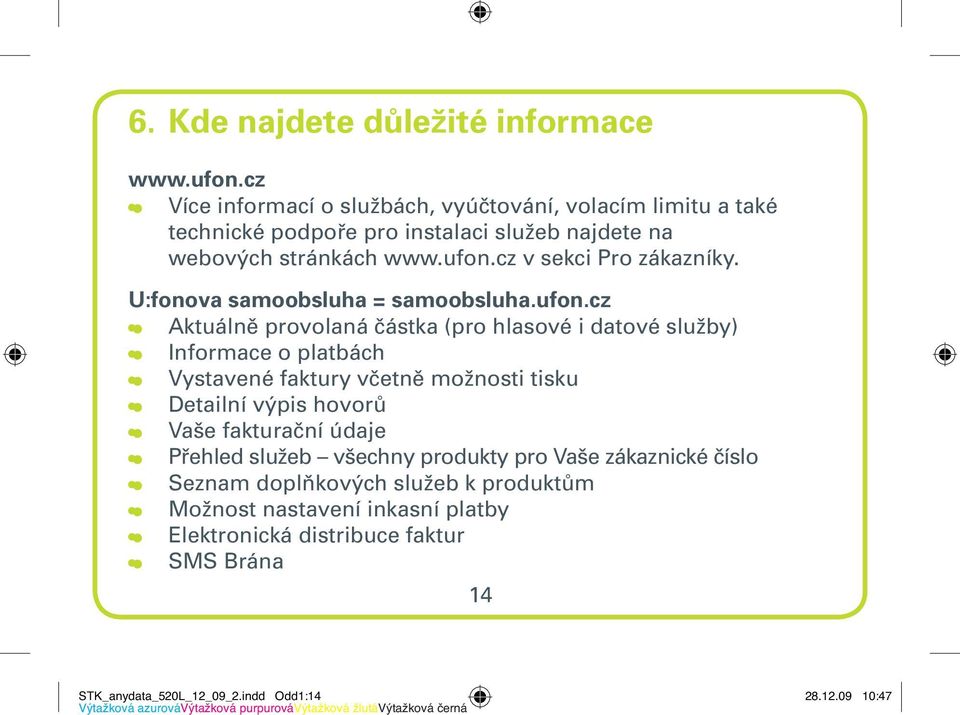 cz v sekci Pro zákazníky. U:fonova samoobsluha = samoobsluha.ufon.