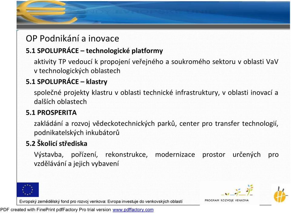 technologických oblastech 5.