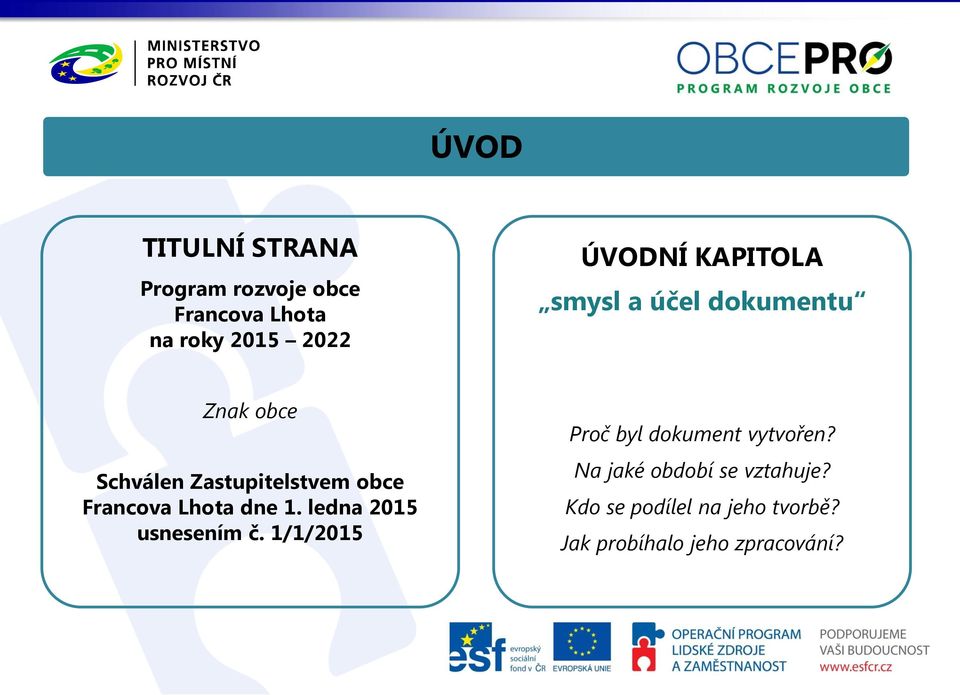 Lhota dne 1. ledna 2015 usnesením č. 1/1/2015 Proč byl dokument vytvořen?