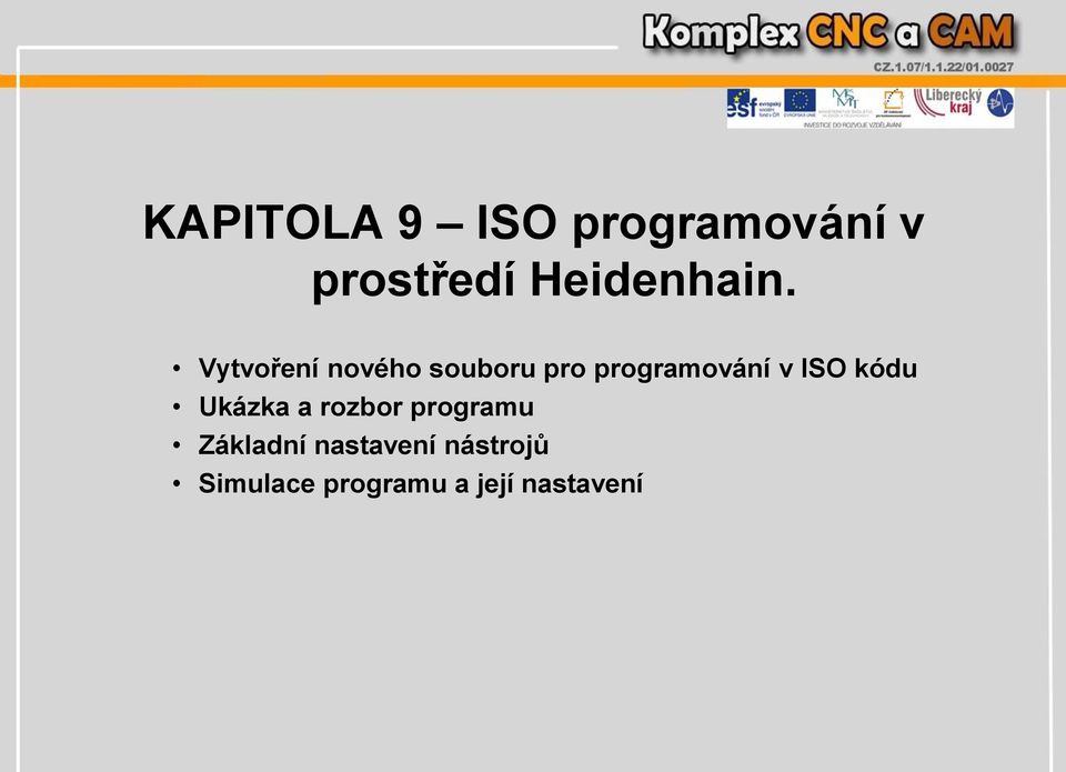 Vytvoření nového souboru pro programování v ISO