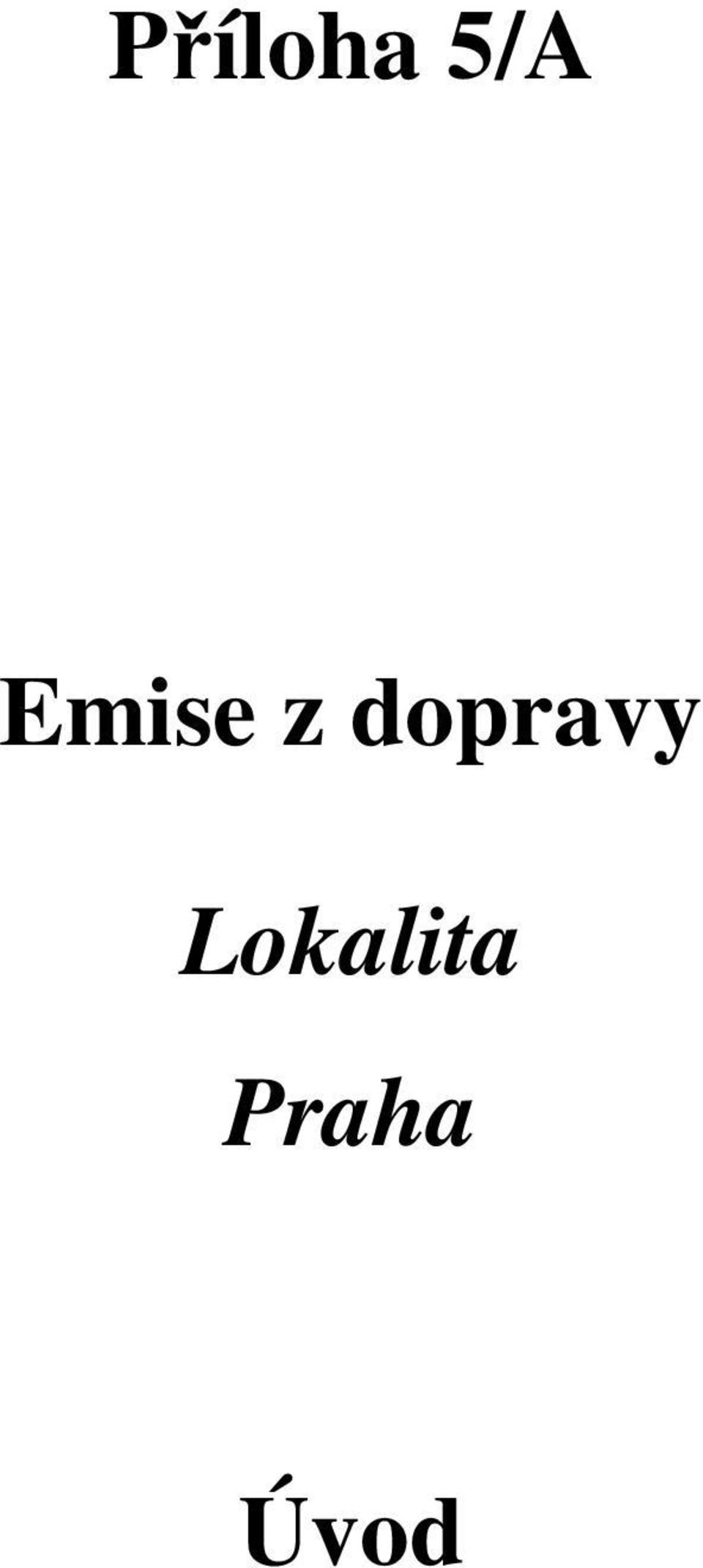 dopravy