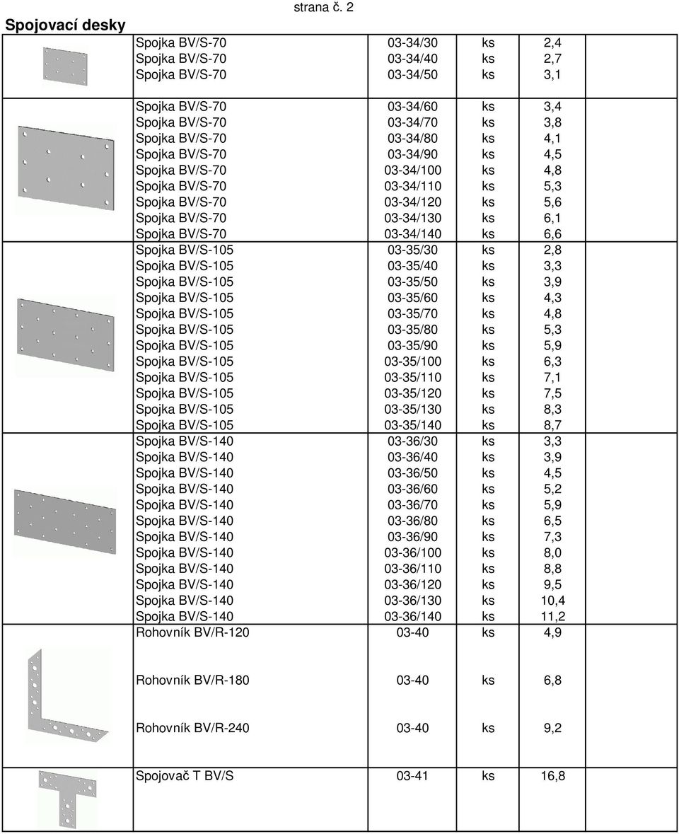 BV/S-70 03-34/90 ks 4,5 Spojka BV/S-70 03-34/100 ks 4,8 Spojka BV/S-70 03-34/110 ks 5,3 Spojka BV/S-70 03-34/120 ks 5,6 Spojka BV/S-70 03-34/130 ks 6,1 Spojka BV/S-70 03-34/140 ks 6,6 Spojka BV/S-105