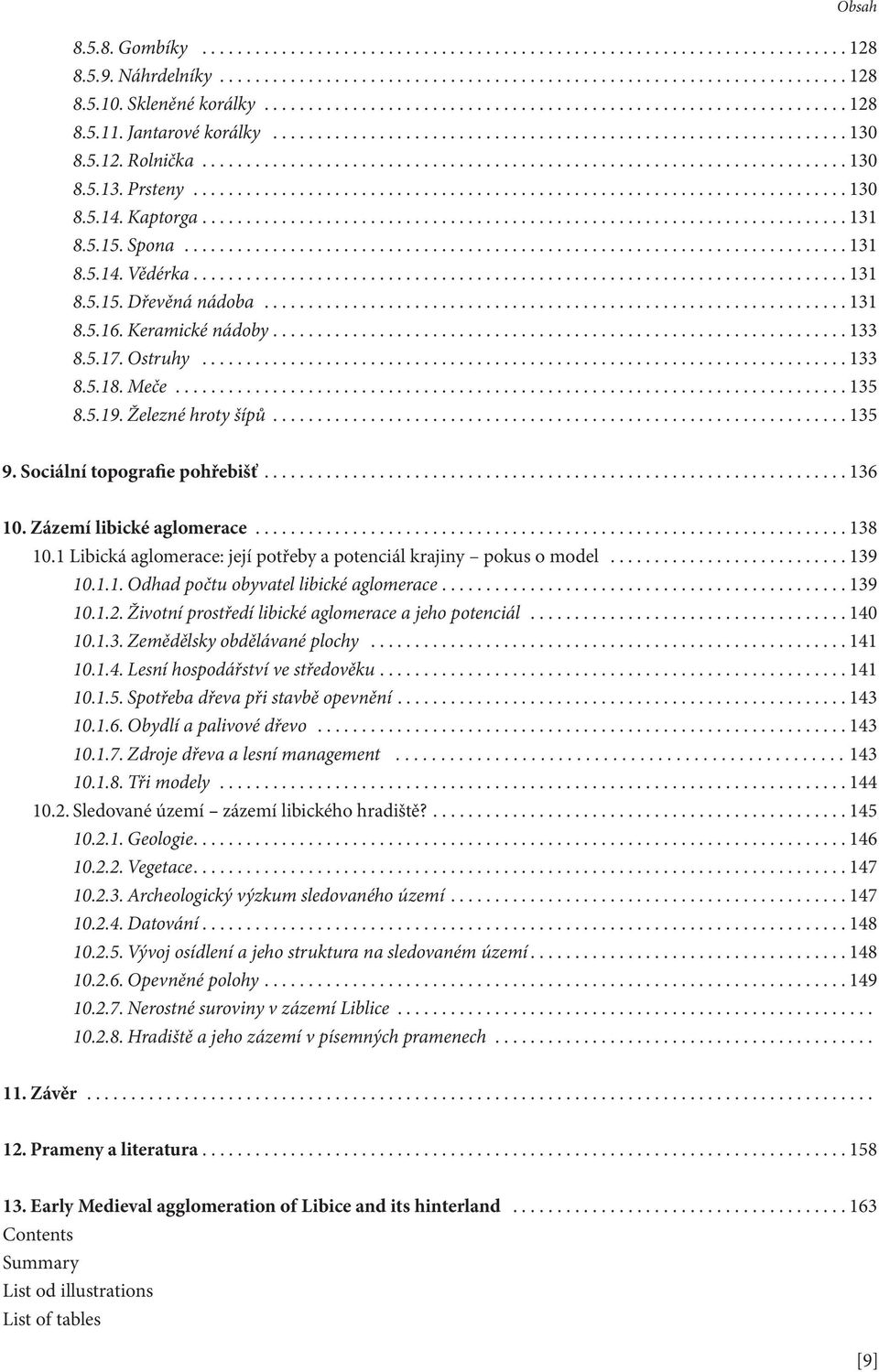 ..136 10. Zázemí libické aglomerace...138 10.1 Libická aglomerace: její potřeby a potenciál krajiny pokus o model...139 10.1.1. Odhad počtu obyvatel libické aglomerace...139 10.1.2.