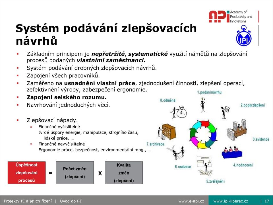 Zaměřeno na usnadnění vlastní práce, zjednodušení činností, zlepšení operací, zefektivnění výroby, zabezpečení ergonomie. Zapojení selského rozumu. Navrhování jednoduchých věcí.