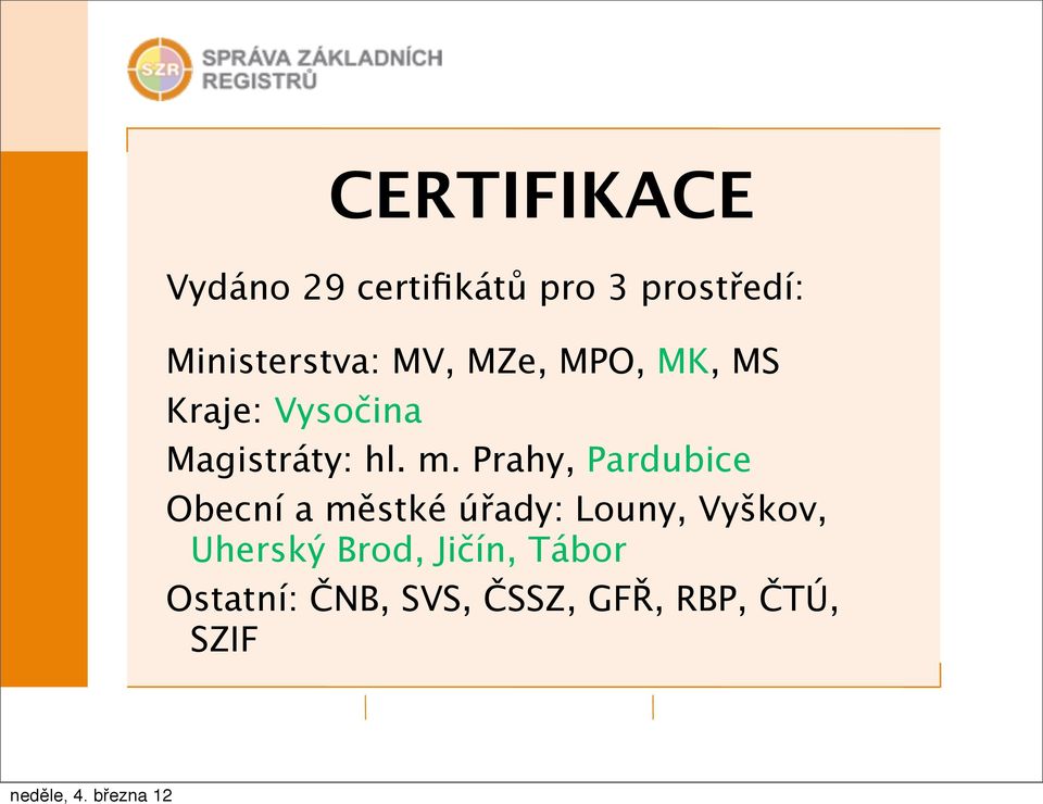 Magistráty: hl. m.