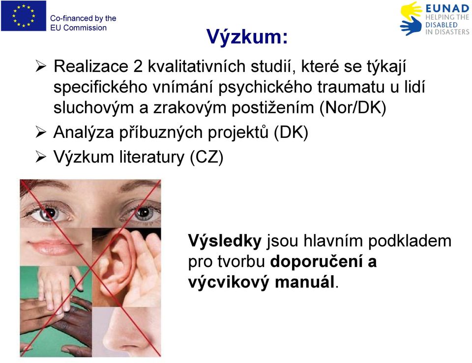 postižením (Nor/DK) Analýza příbuzných projektů (DK) Výzkum