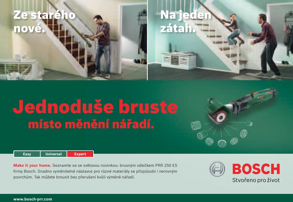 Seznamte se se světovou novinkou: brusným válečkem PRR 250 ES firmy Bosch.