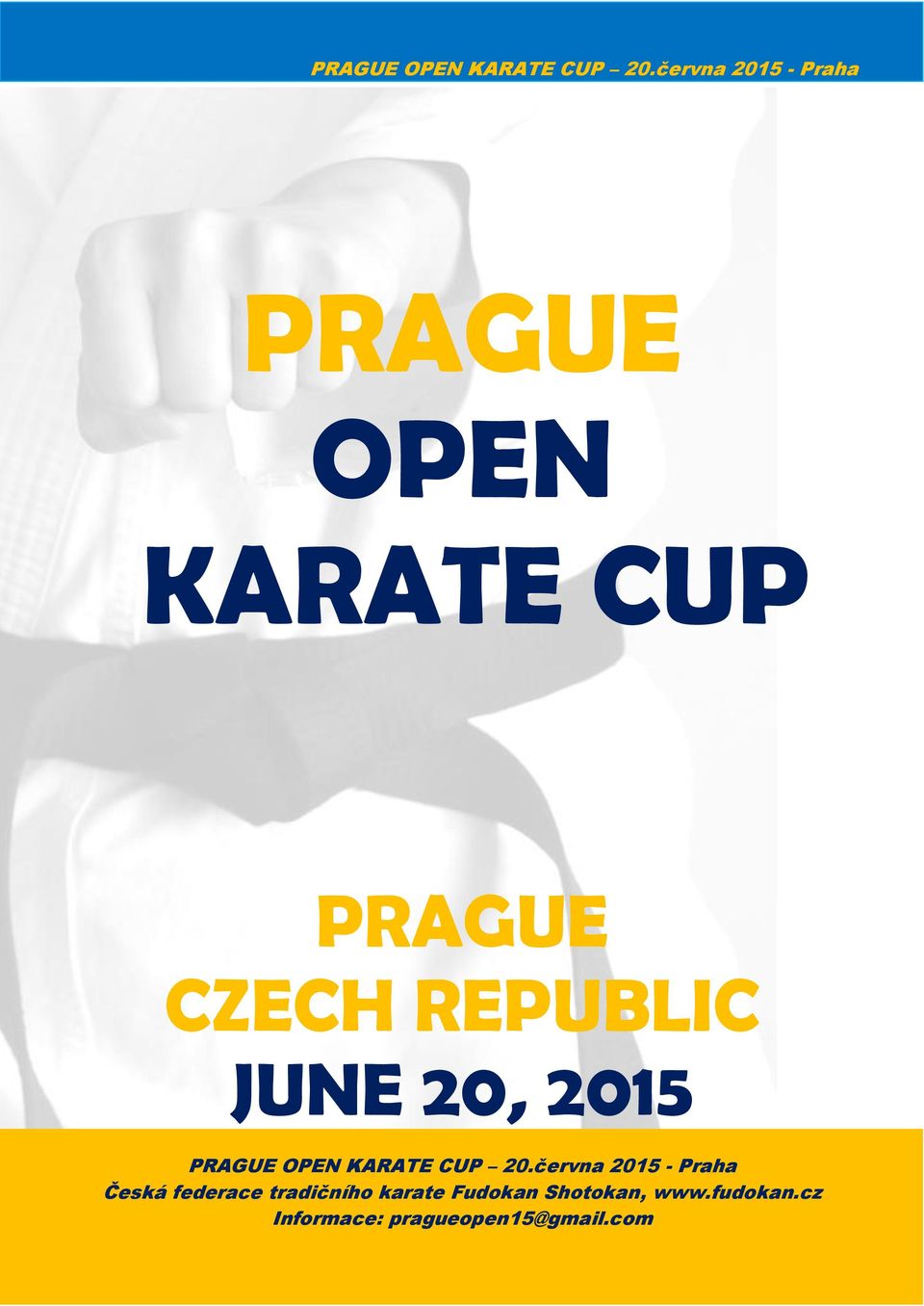 června 2015 - Praha Česká federace tradičního