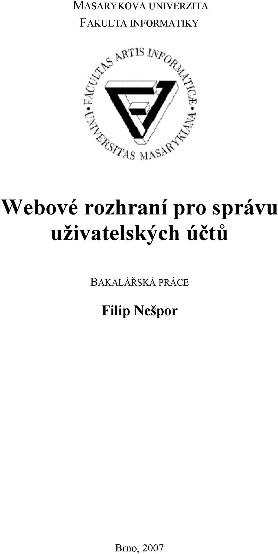 správu uživatelských účtů