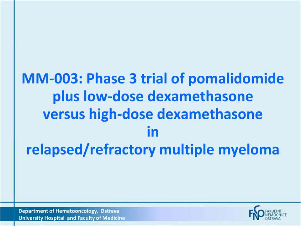 dexamethasone versus high-dose