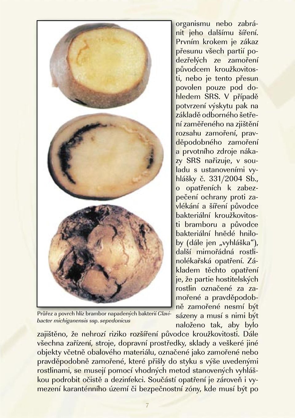 vyhlášky č. 331/2004 Sb.