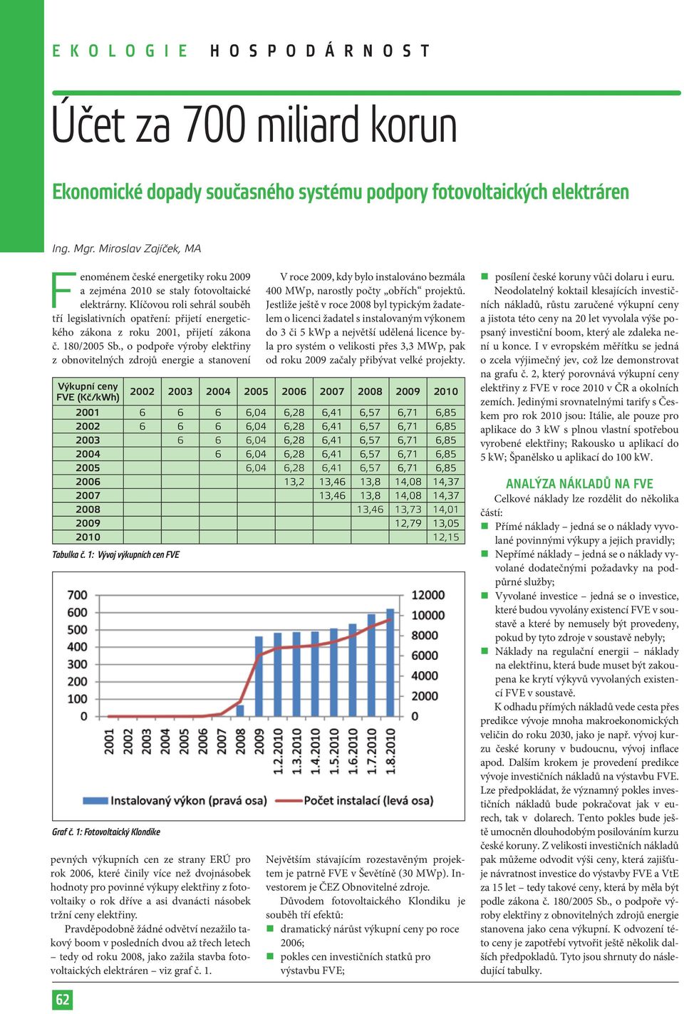 Klíčovou roli sehrál souběh tří legislativních opatření: přijetí energetického zákona z roku 2001, přijetí zákona č. 180/2005 Sb.