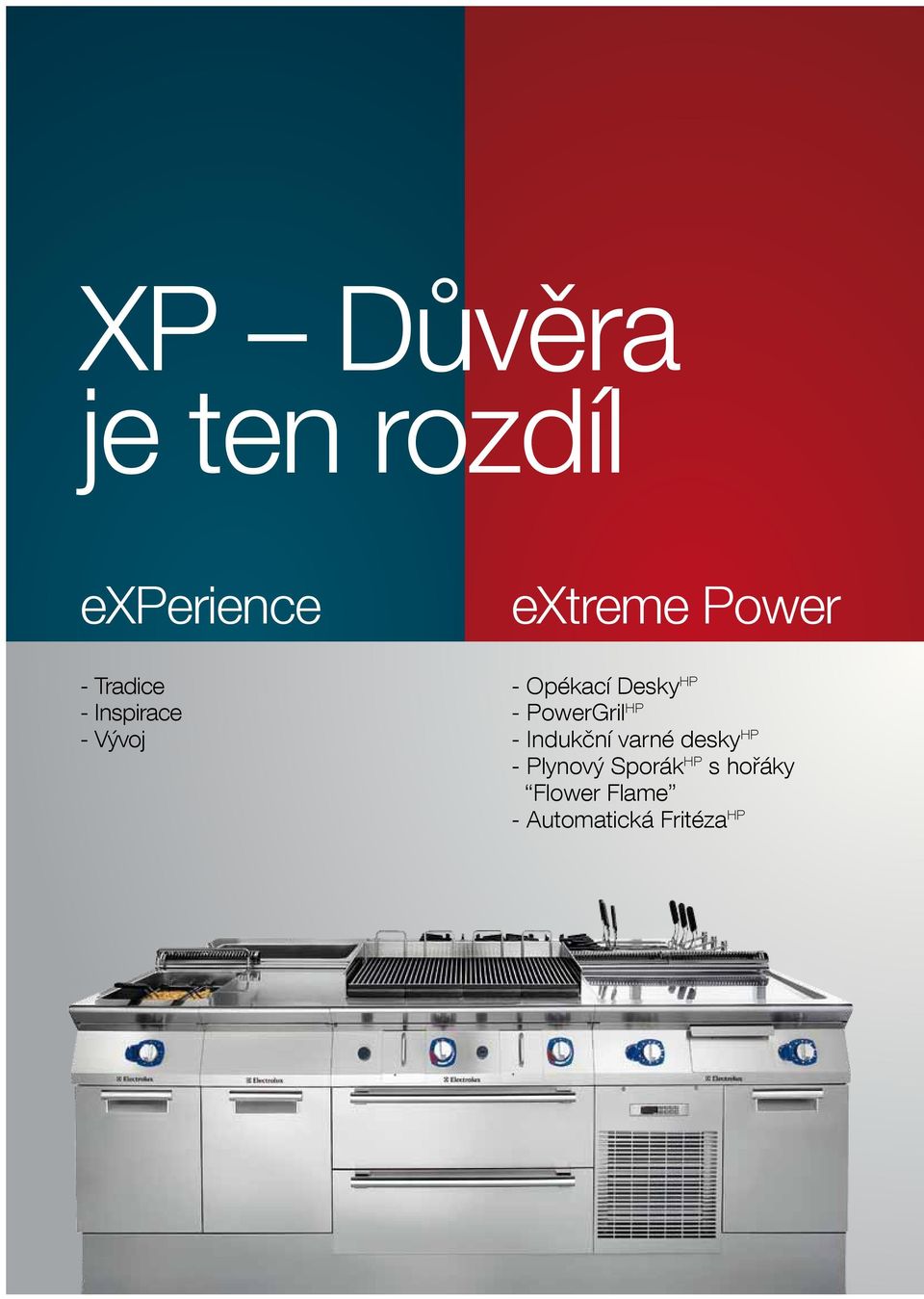 - PowerGril HP - Indukční varné desky HP - Plynový