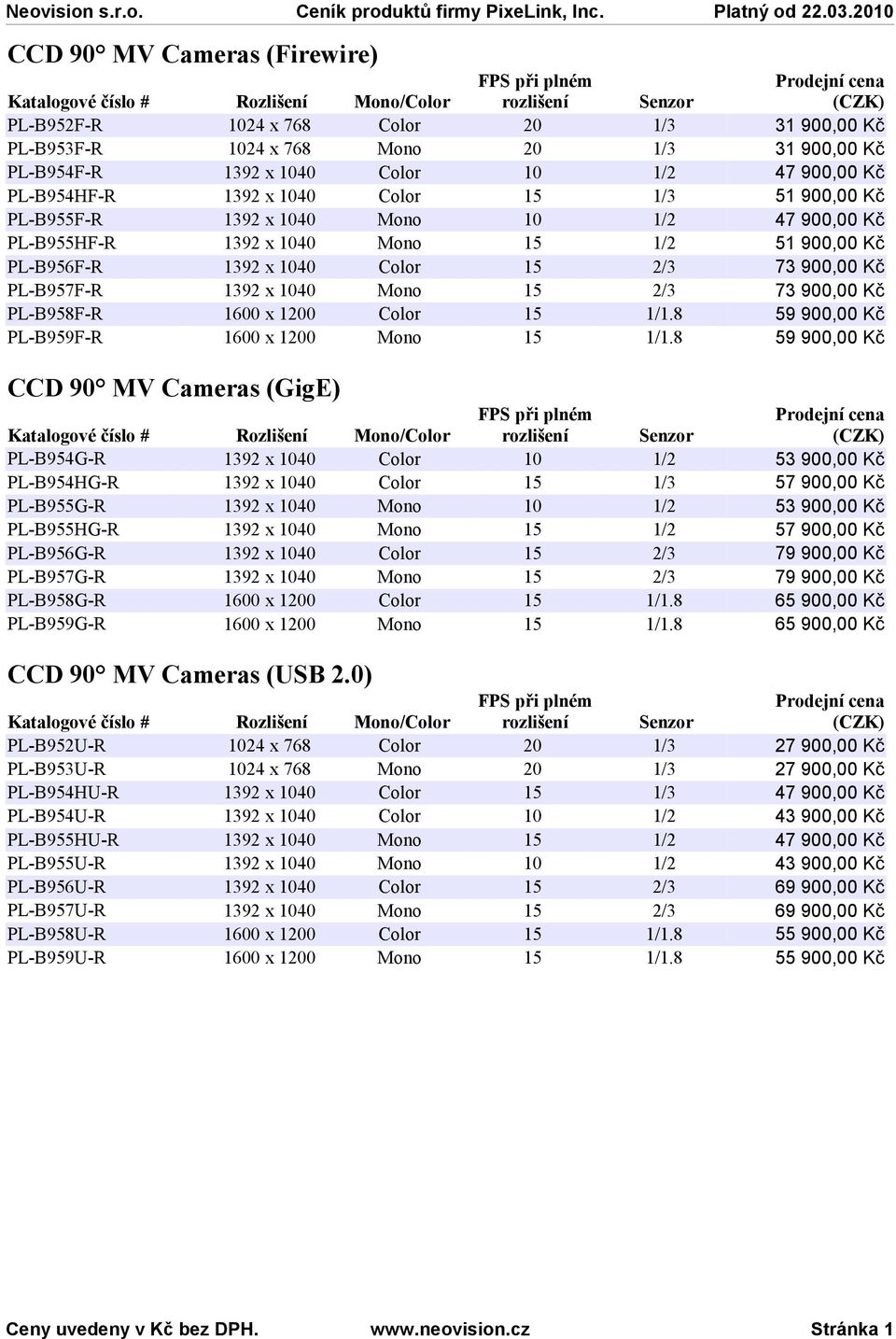 0) PL-B952U-R PL-B953U-R PL-B954HU-R PL-B954U-R PL-B955HU-R PL-B955U-R PL-B956U-R PL-B957U-R PL-B958U-R PL-B959U-R 1024 x 768 Color 20 1/3 31 900,00 Kč 1024 x 768 Mono 20 1/3 31 900,00 Kč 1392 x 1040