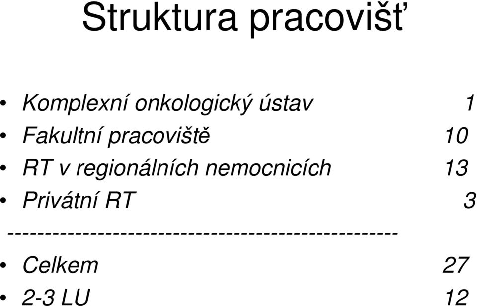 nemocnicích 13 Privátní RT 3