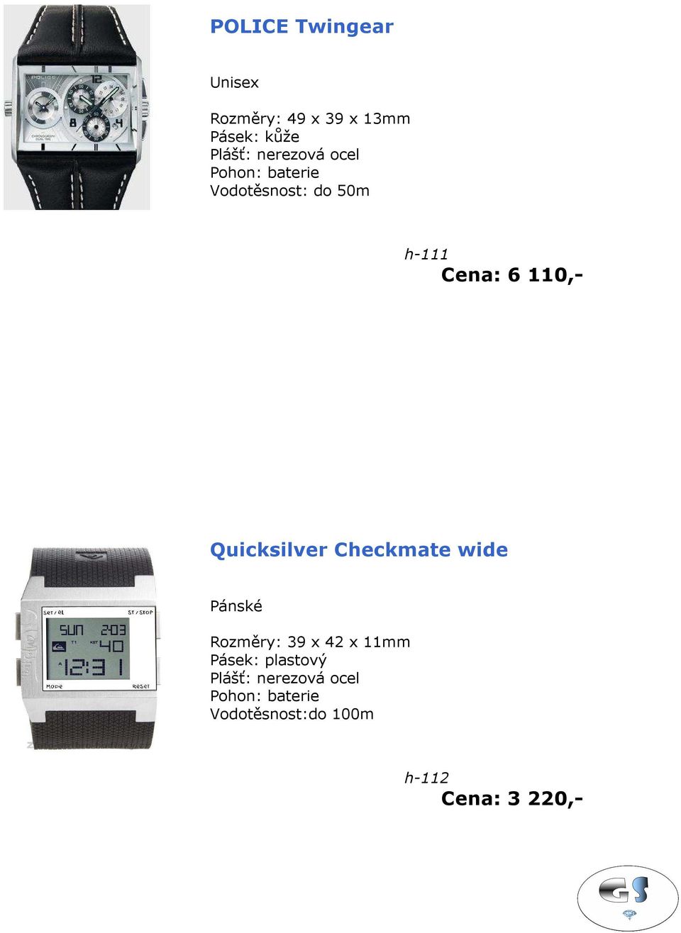 Quicksilver Checkmate wide Pánské Rozměry: 39 x 42 x 11mm Pásek: