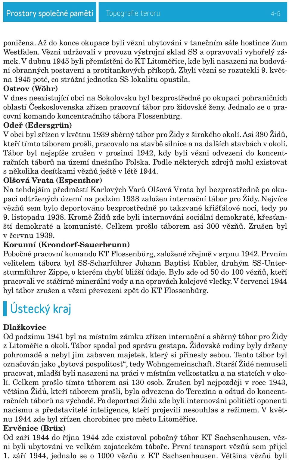 Zbylí vězni se rozutekli 9. května 1945 poté, co strážní jednotka SS lokalitu opustila.