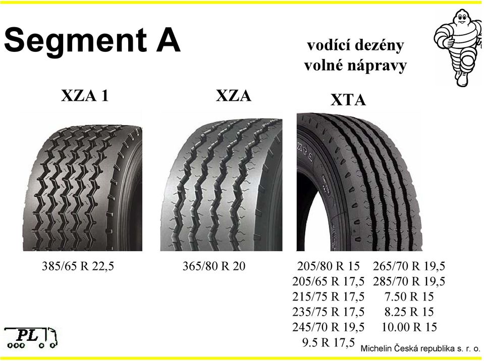 215/75 R 17,5 235/75 R 17,5 245/70 R 19,5 9.