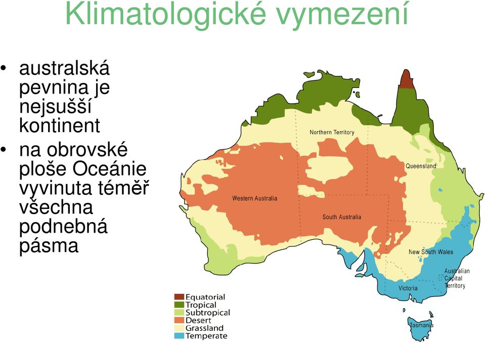 kontinent na obrovské ploše