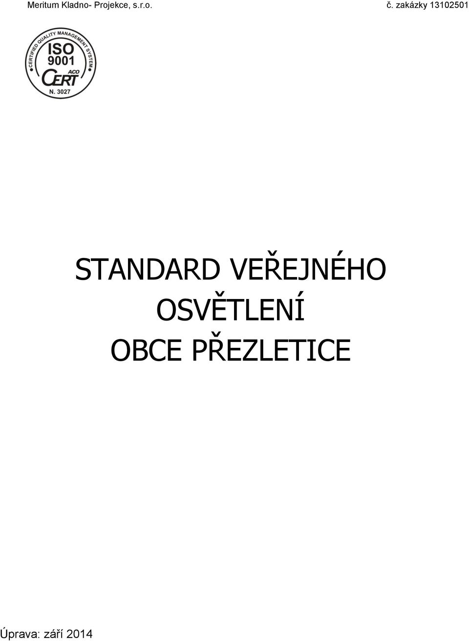 OSVĚTLENÍ OBCE