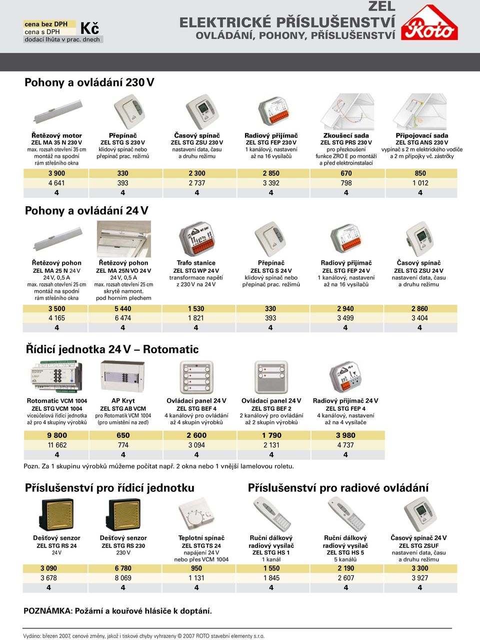 ZEL STG S 230 V ZEL STG ZSU 230 V ZEL STG FEP 230 V ZEL STG PRS 230 V ZEL STG ANS 230 V max.