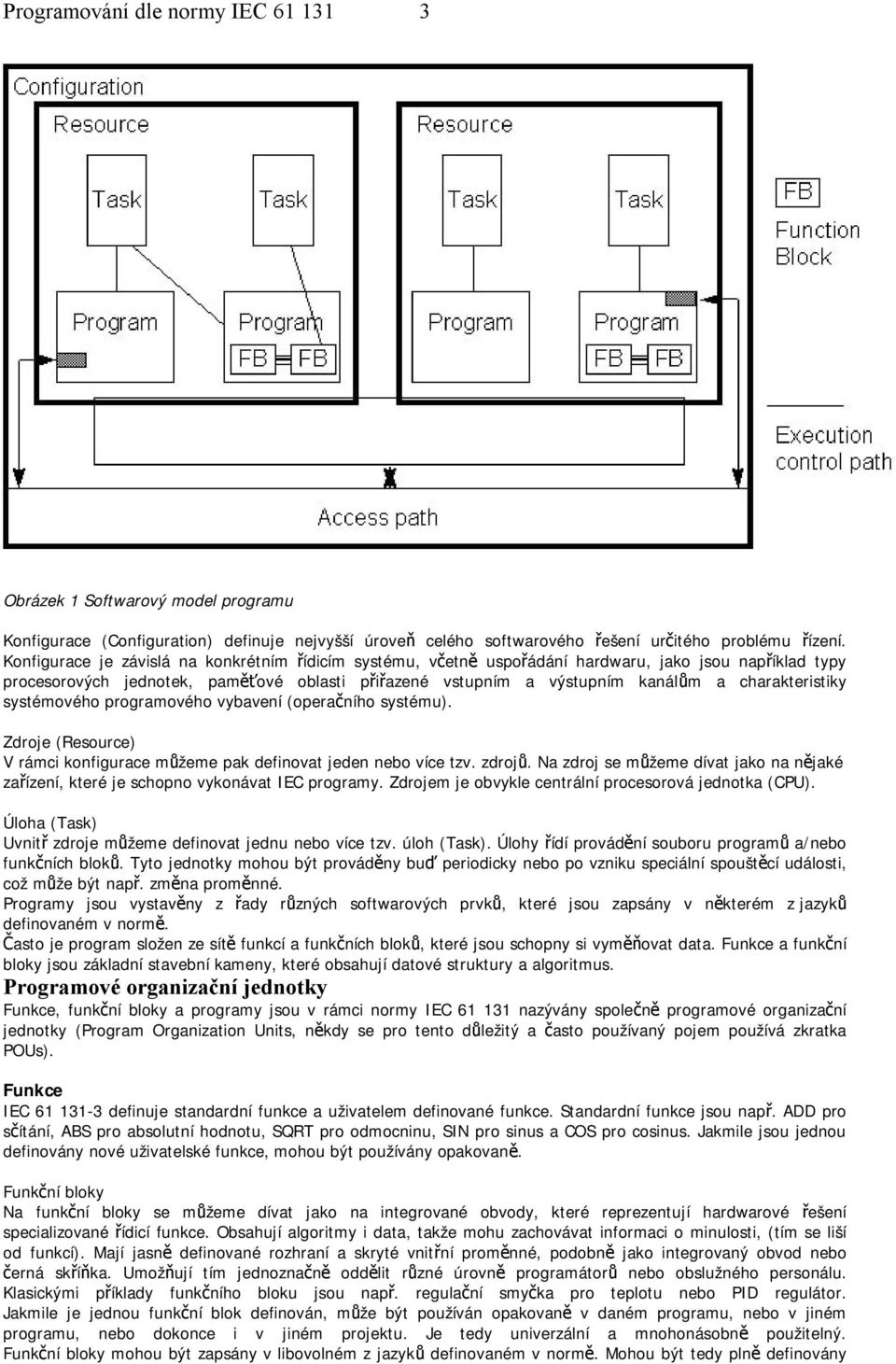 charakteristiky systémového programového vybavení (operačního systému). Zdroje (Resource) V rámci konfigurace můžeme pak definovat jeden nebo více tzv. zdrojů.