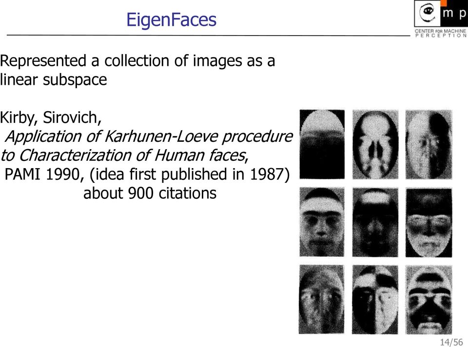 Karhunen-Loeve procedure to Characterization of Human