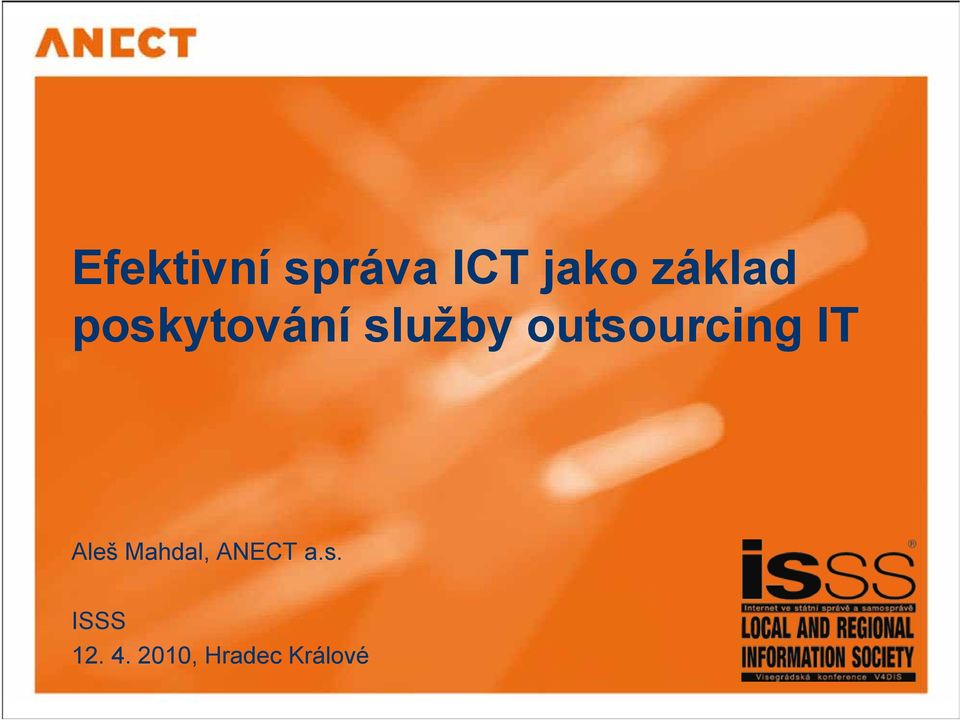 outsourcing IT Aleš Mahdal,
