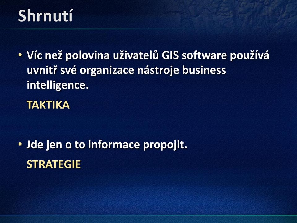 nástroje business intelligence.