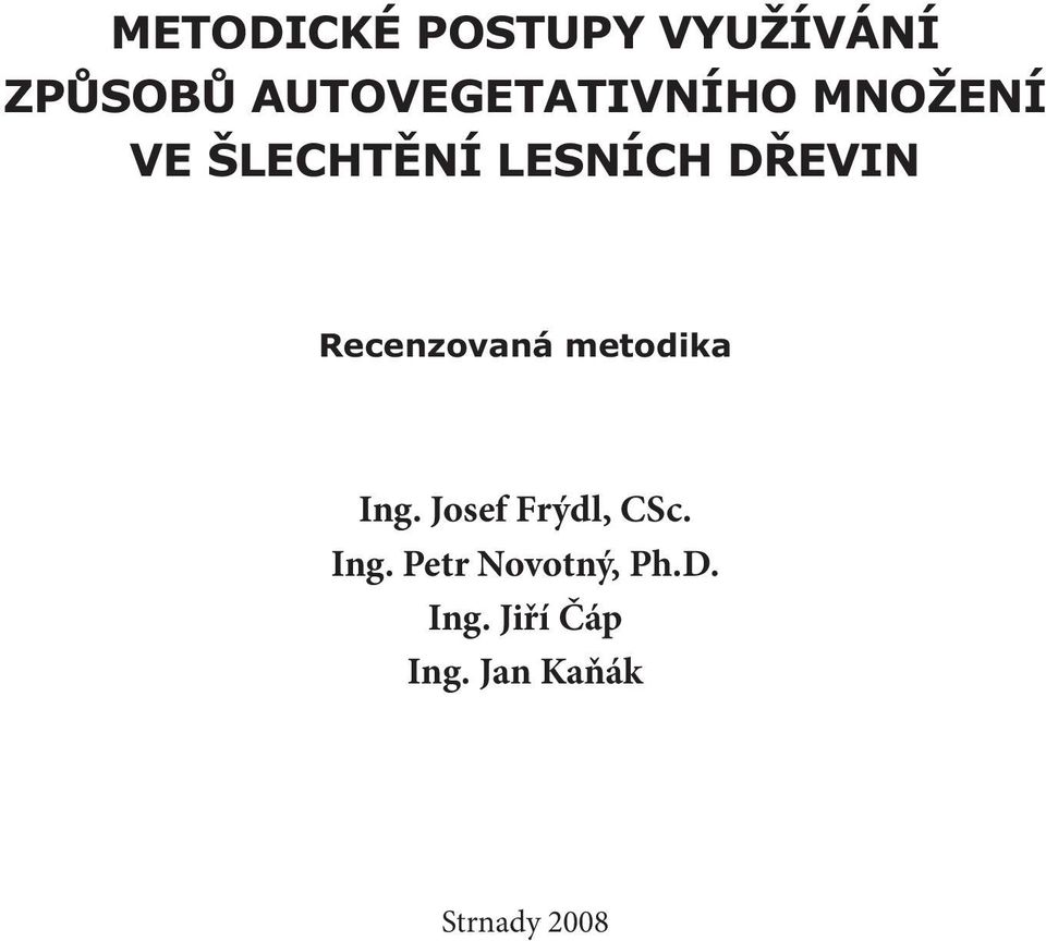 Petr Novotný, Ph.D. Ing.