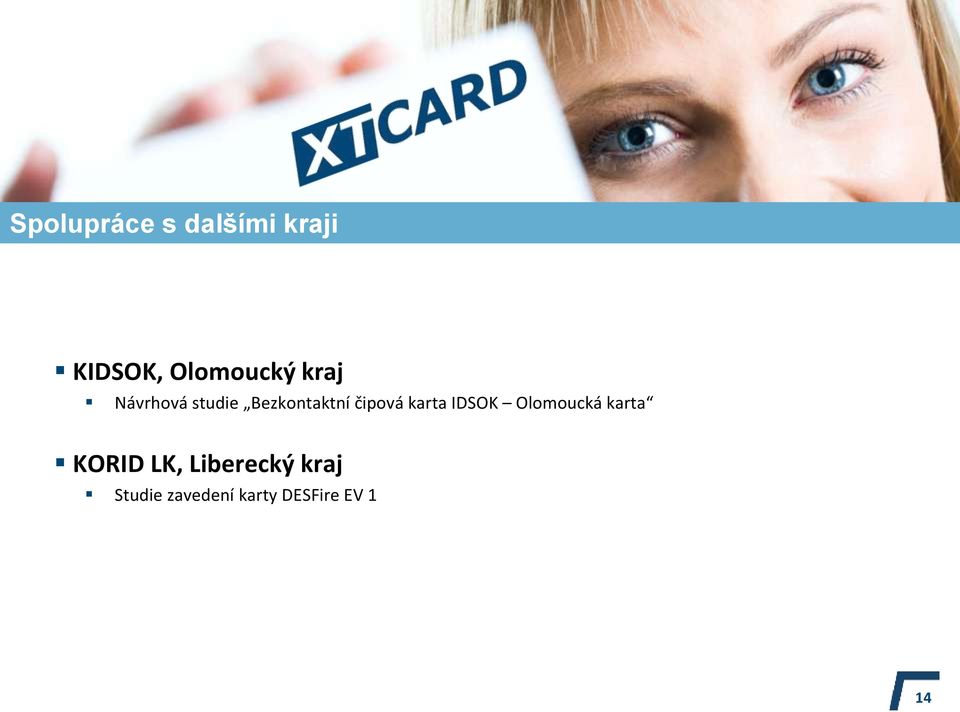 čipová karta IDSOK Olomoucká karta KORID