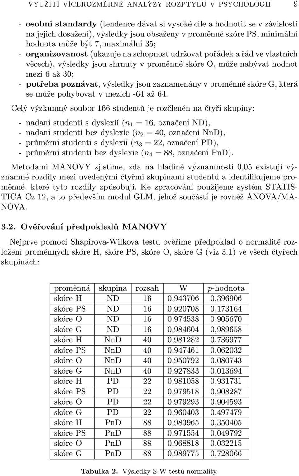 30; - potřeba poznávat, výsledky jsou zaznamenány v proměnné skóre G, která se může pohybovat v mezích -64 až 64.